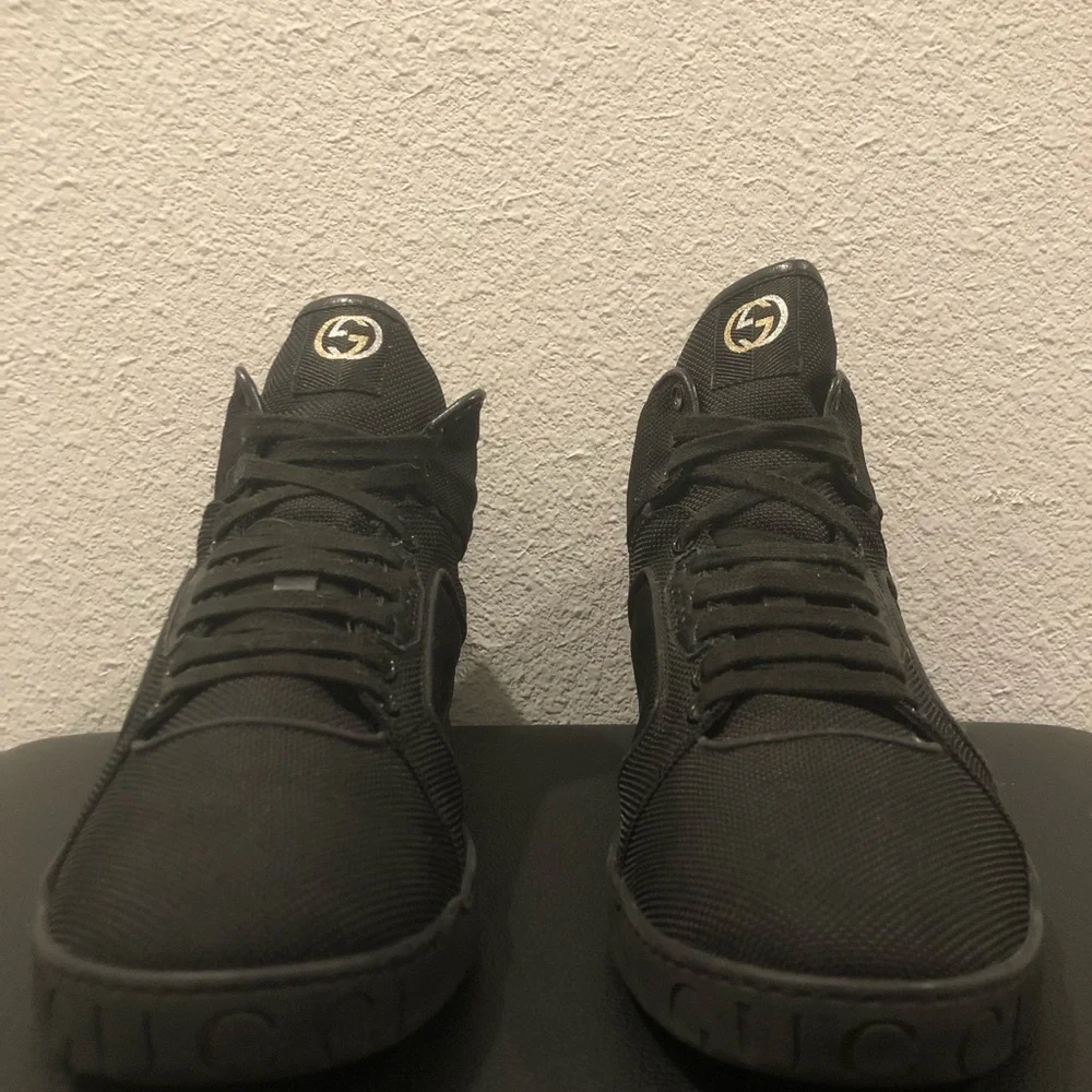 Gucci Black High-Top Sneakers - Picture 4 of 13